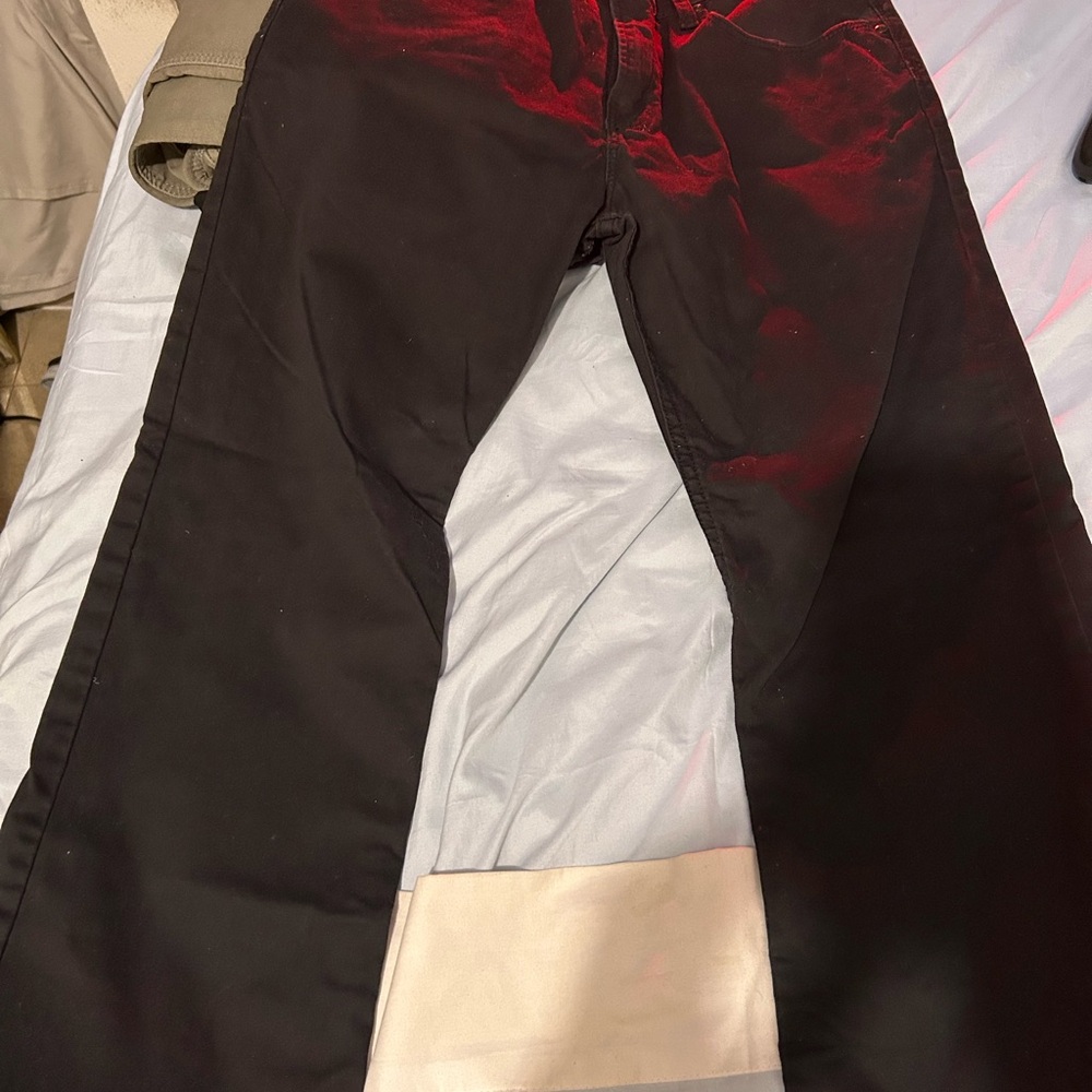 Levi's Black Slim Straight Jeans Classic Style